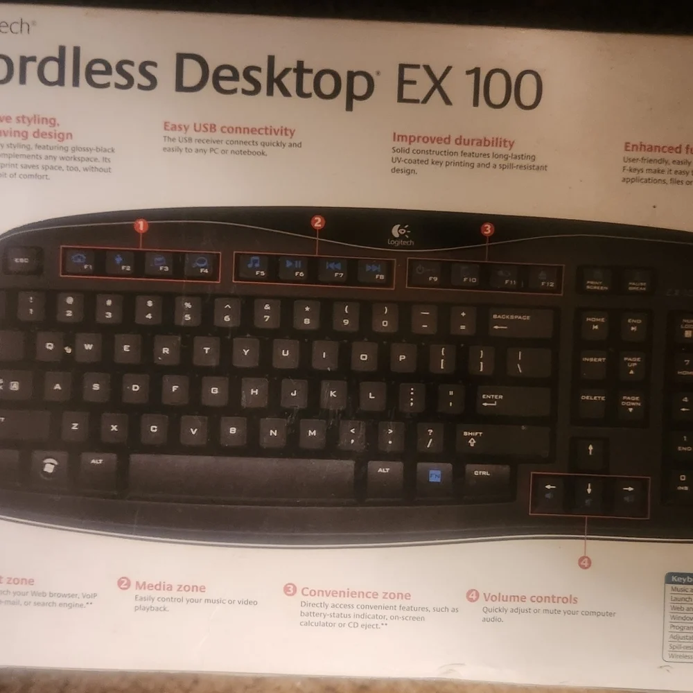 Logitech sleek keyboard
